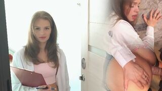A hot girl gets wet and wild with a stranger she met