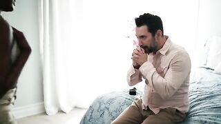 The mistress got her pussy licked while she was wearing clothes