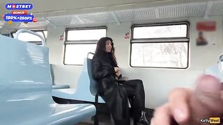 Will you jerk me off while nobody’s around on the train?