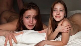 The girl was brought to tears of joy during the hard sex