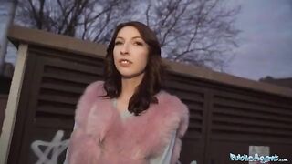 Public agent fucked a beautiful slut Chanel Kiss in a rough encounter