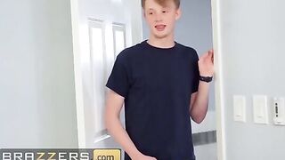 The guy looks for money around the house and finds a dildo
