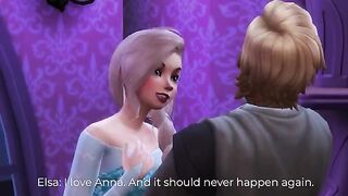 I seduced my girlfriend's sister Elsa, a 3D hentai frozen betrayal