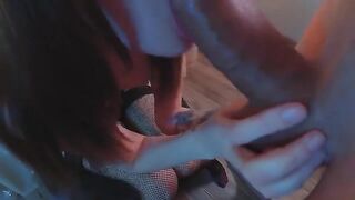 A chick with a stunning ass gets fucked deep anal