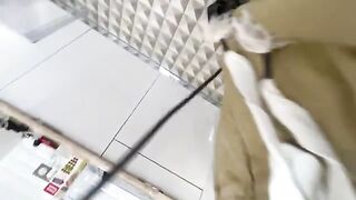 The guys are having a good time with a whore, fucking and pissing on her