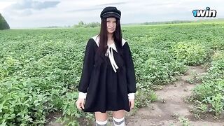 The girl collected seeds, but the main harvest was something else