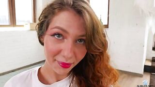 A girl has a great orgasm, but she does it alone. That is, solo