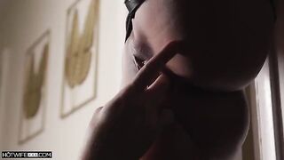 Any cock is good for an Asian girl in doggy style position