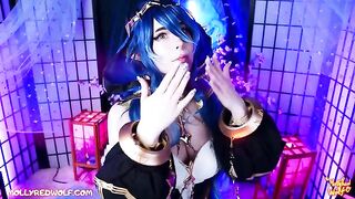 Heroes are not at all averse to experiencing intense pleasure, especially in cosplay scenes