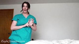A girl wanted to be covered in cum - and that's exactly what she got