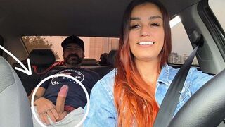 The girl had already seen the stop sign of the forced Uber driver