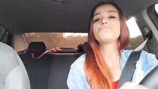 The girl had already seen the stop sign of the forced Uber driver