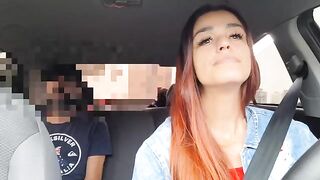 The girl had already seen the stop sign of the forced Uber driver
