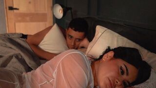 I couldn’t sleep, my mind wandering to his lips and her moans