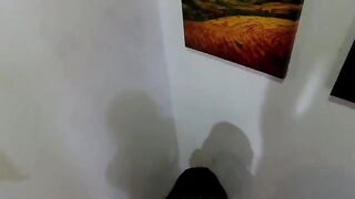 A girl with a big ass gets fucked on the toilet, showcasing her love for rough, hardcore anal action and bondage, much like the intense scenes often featured in homemade content where raw, unfiltered passion takes center stage