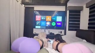 A prank with a step sister ended up in a threesome adventure