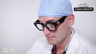 Two girls have a medical exam and things get really hot between them