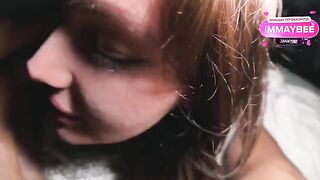 An experienced woman gave a blowjob to her friend’s dick