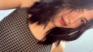 This petite Filipino beauty is ready to get naked and show her charm
