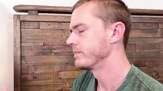 The man lies and thanks as two girls fuck his ass