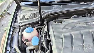 Perfect bait on the road: a young student gets fucked by a stranger in a steamy encounter