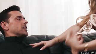 You can turn it up louder in the back - amazing scene on the couch