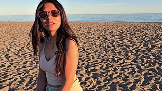 An empty beach isn’t exactly the place for intimacy