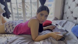She was terribly fucked by her stepbrother, and she liked it
