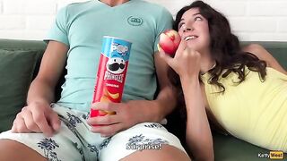 I play with the tip and then dive deep inside, a rough anal sex scene
