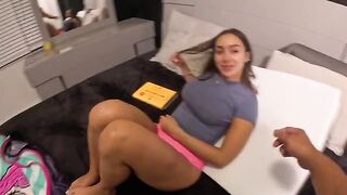 The man fucked the young girl in a steamy step-fantasy scene