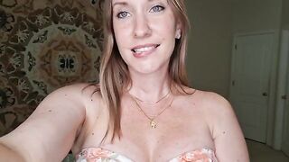 A breast massage with shimmering oil, all without any cracking
