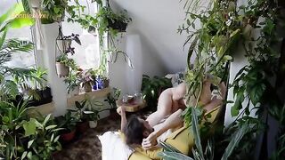 The couple enjoyed passionate, intimate sex right at home