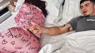 A naughty girl gets roughly fucked by her best friend at home
