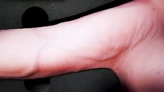 I play with my new sex toy and imagine intimate moments