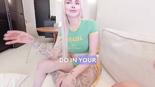 An interview with a busty Latina, turned into a hot sex session