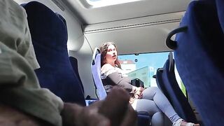 A blowjob in public bus is always an exciting thing