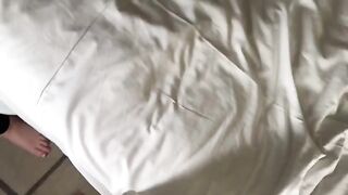 Nurse share a bed with patient in a steamy roleplay scene