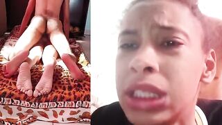 A Brazilian babe gets her tight ass stretched by a huge dick in this steamy HD video