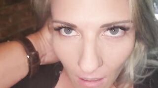 A blonde beauty bounces on a cock, trying to win a race of lust