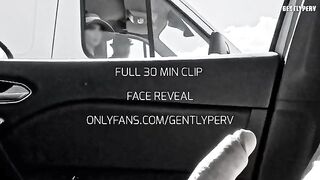 Surprising public parking lot with intense reactions and thrilling overexcitement