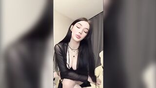 He penetrates deeply into the goth girl’s tight pussy, showcasing alt vibes