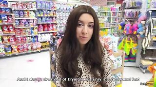 A man with a big dick cums in the pussy of Katty West