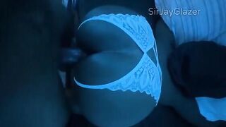 Ebony woman gets fucked hard in doggy style, showcasing raw passion