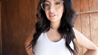 I seduced my contractor and we fucked in the barn