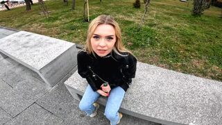 A couple picked up a girl on the street and fucked her at home