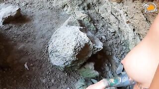 Outdoor sex of Polish couple Owiazks to celebrate 25k Subscribers on Pornhub