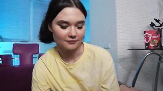 Could not restrain and began to suck passionately