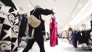 Naughty girl fucked in the fitting room for sex