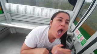 I was caught fucking in the Medellin cable car, an unforgettable thrill!