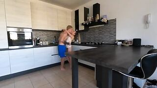 She squirts and douses me with her reward for my new clitoral sucker!